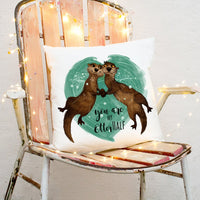 coussin loutre