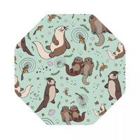 Sous tasses Loutre en famille x 4 - monbandeaucheveux.com Sous tasses Loutre en famille x 4