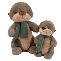 Grande peluche douce Petite loutre - monbandeaucheveux.com Grande peluche douce Petite loutre