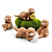 Figurine en résine Loutre Kawaii - Petite Loutre