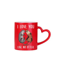 Mug loutre thermosensible je t'aime comme personne - Petite Loutre