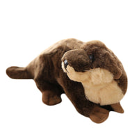 Peluche marron loutre enfant 40 cm - monbandeaucheveux.com Peluche marron loutre enfant 40 cm