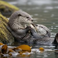 Intelligence loutre : Comparaison avec le blaireau. - https://petite-loutre.com/