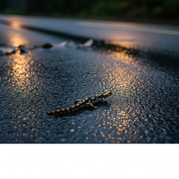 La Salamandre tachetée traverse les routes en mars et meurt - https://petite-loutre.com/