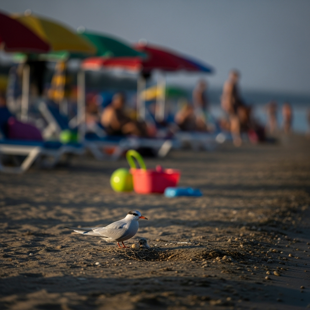 La Sterne arctique ne peut plus nicher sur les plages touristiques