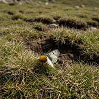 Le Papillon Apollon régresse avec le surpâturage en montagne - https://petite-loutre.com/