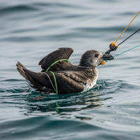 Le Puffin des Baléares se noie dans les palangres à thon ... - https://petite-loutre.com/