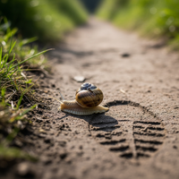 L'Escargot de Quimper disparaît sous les pas des randonneurs - https://petite-loutre.com/