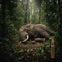 L'Éléphant de forêt disparaît sous les balles des braconn... - https://petite-loutre.com/