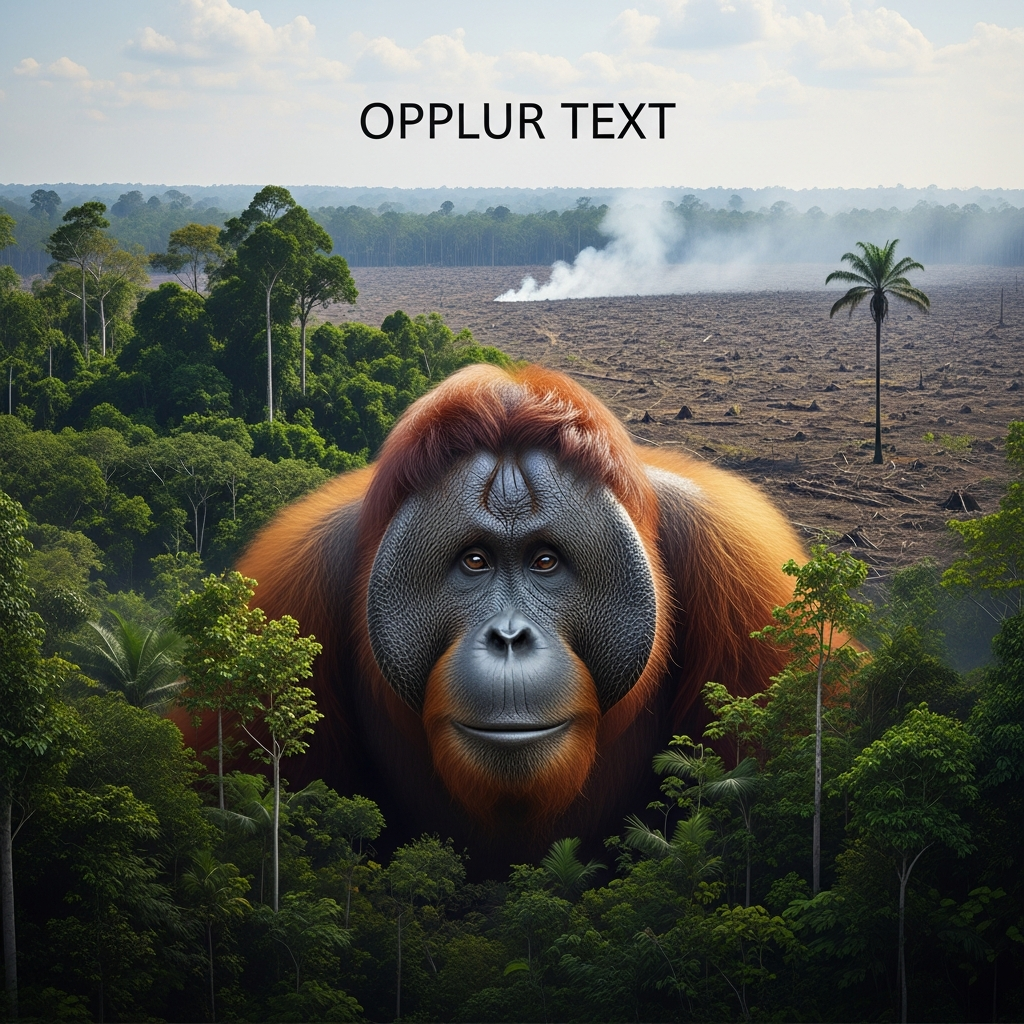 L'Orang-outan perd 80% de sa forêt pour votre huile de palme