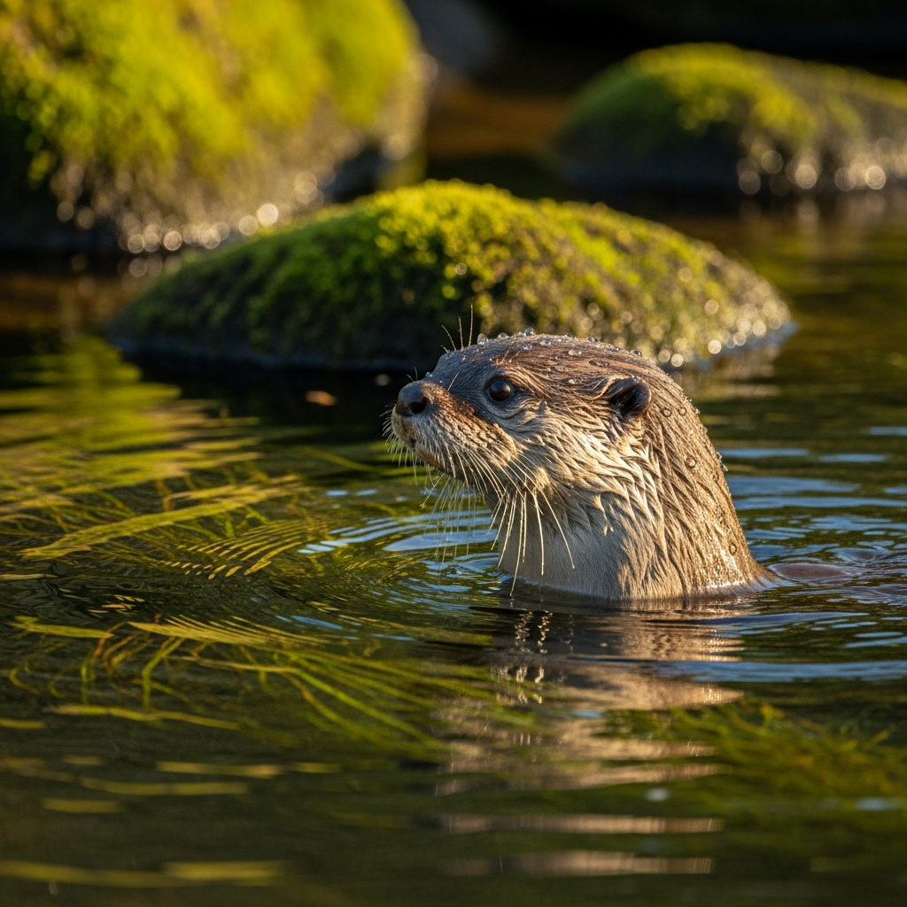 Loutre d'Afrique sans griffes : Le secret de son régime unique.