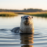 Loutre d'estuaire : S'adapter au défi de l'eau saumâtre. - https://petite-loutre.com/