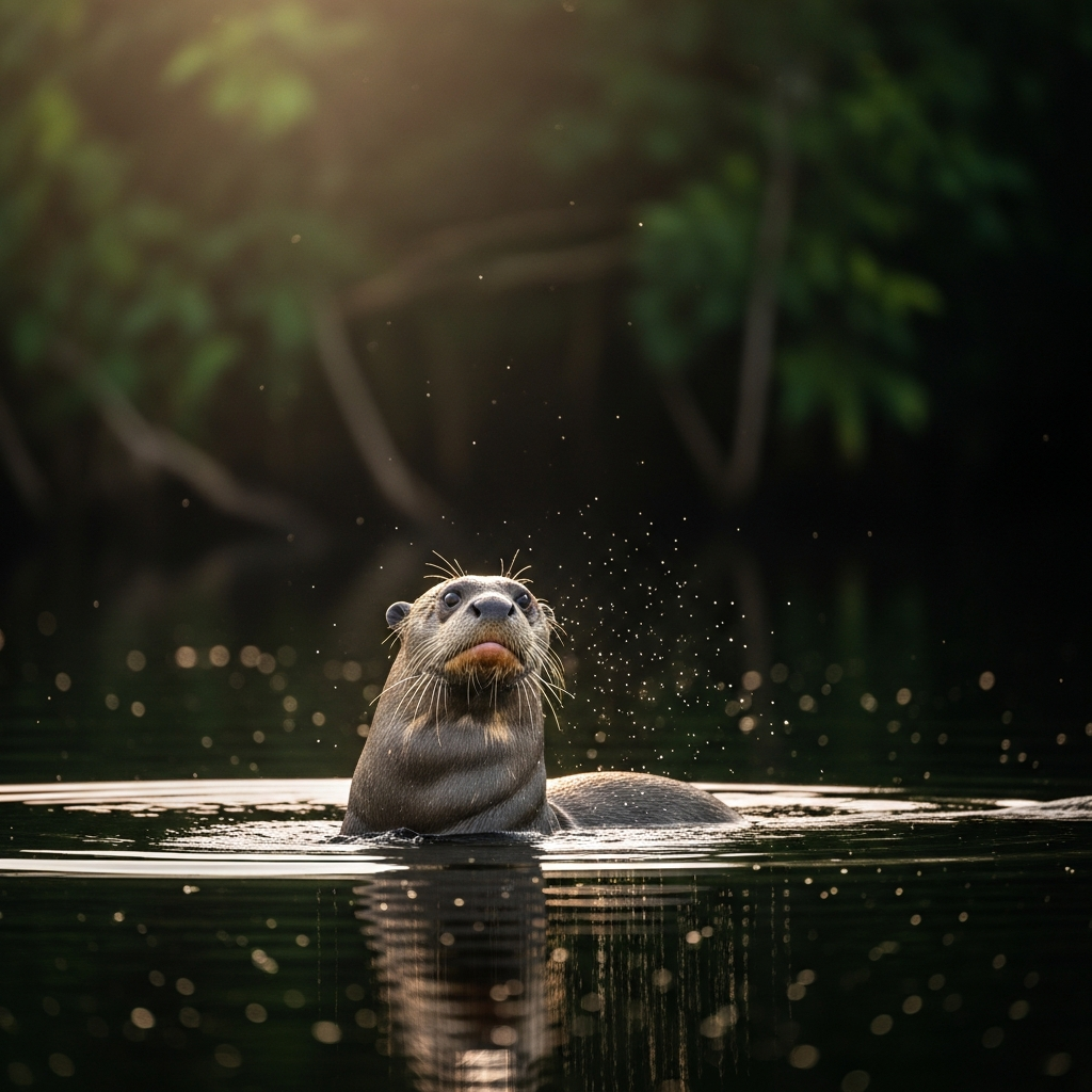Loutre géante : Protéger l'Amazonie de l'orpaillage illégal.