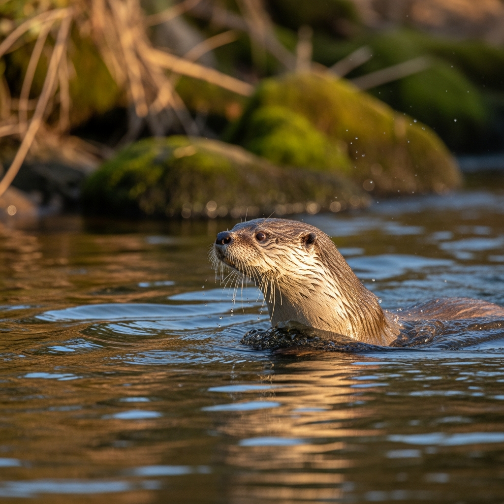 Loutre : L'ingénieure des zones humides qui modèle la rivière.