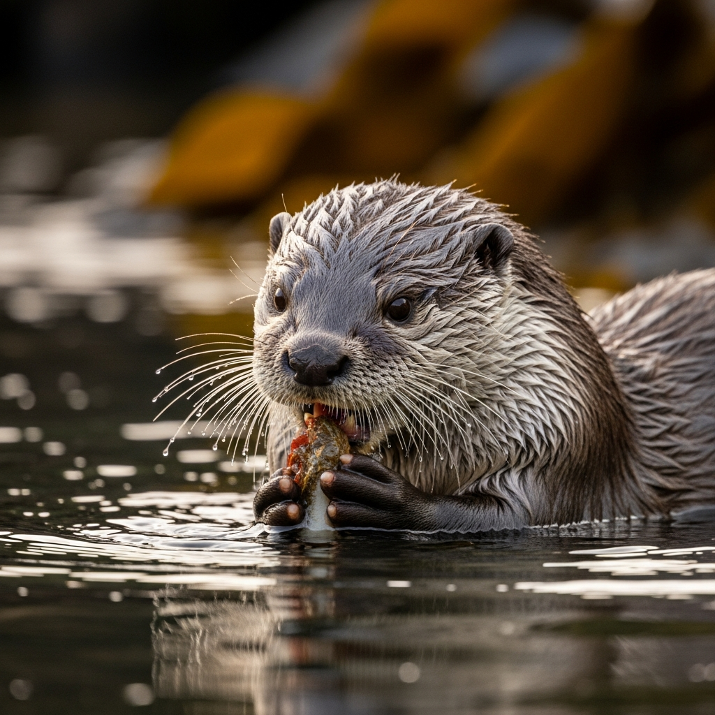 Métabolisme loutre : Pourquoi elle mange 15% de son poids.