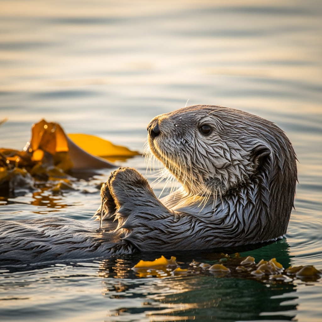 Osmo-régulation loutre : Boire l'eau de mer sans danger.