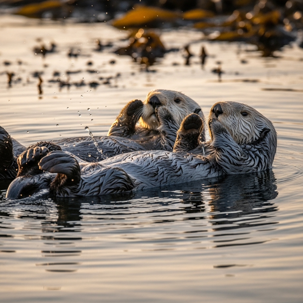 Pourquoi les loutres se tiennent la main pour dormir ?