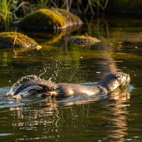 Queue de loutre : Rôle vital de la pagaie et du gouvernail. - https://petite-loutre.com/