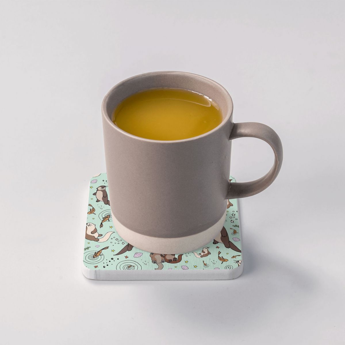 Repose Verre & Sous Tasses Loutre