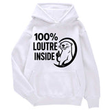 Sweat à capuche 100% Loutre inside