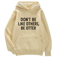 Sweat à capuche Loutre original gris