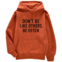 Sweat à capuche Loutre original gris