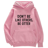 Sweat à capuche Loutre original gris