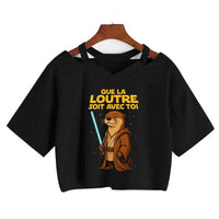 Crop-top Que la loutre soit avec toi