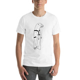 T-Shirt loutre debout homme dessin - Petite Loutre
