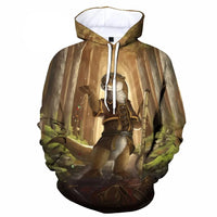 Sweat à capuche loutre aventurier