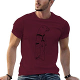 T-Shirt loutre debout homme dessin - Petite Loutre