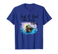 T-shirt Loutre "Just A Girl Who Loves Otters"