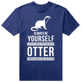 T-shirt blanc original loutre - Petite Loutre