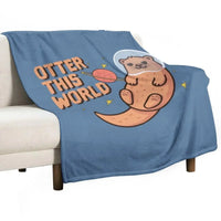 Otter this world Plaid petite loutre