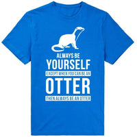 T-shirt blanc original loutre - Petite Loutre
