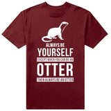 T-shirt blanc original loutre - Petite Loutre