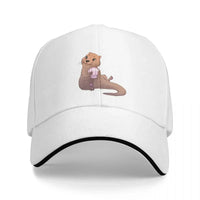 Casquette loutre mignonne pour l'été