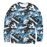 Pull à manches longues petite loutre bleu - Petite Loutre