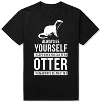 T-shirt blanc original loutre - Petite Loutre