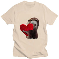 T-Shirt Loutre in love
