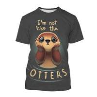 T-shirt petite loutre I'm Not Like The Otter