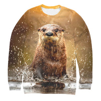Sweat Petite loutre univers loutre