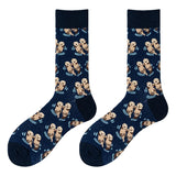 Chaussette petite loutre bleu marine