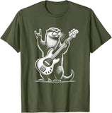 Tee-shirt Loutre Rock N Roll noir