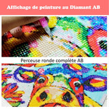 Tableau diamant petite loutre 5D