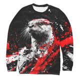Sweat homme 3d Loutre pour l'hiver