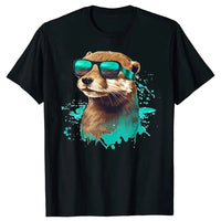 T-shirt Loutre moderne & fun