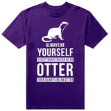T-shirt blanc original loutre - Petite Loutre