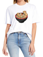 T-Shirt Loutre Dessin Femme