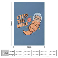 Otter this world Plaid petite loutre - Petite Loutre